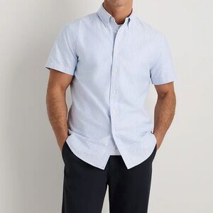 Quince 100% Organic Cotton Short Sleeve Oxford Shirt